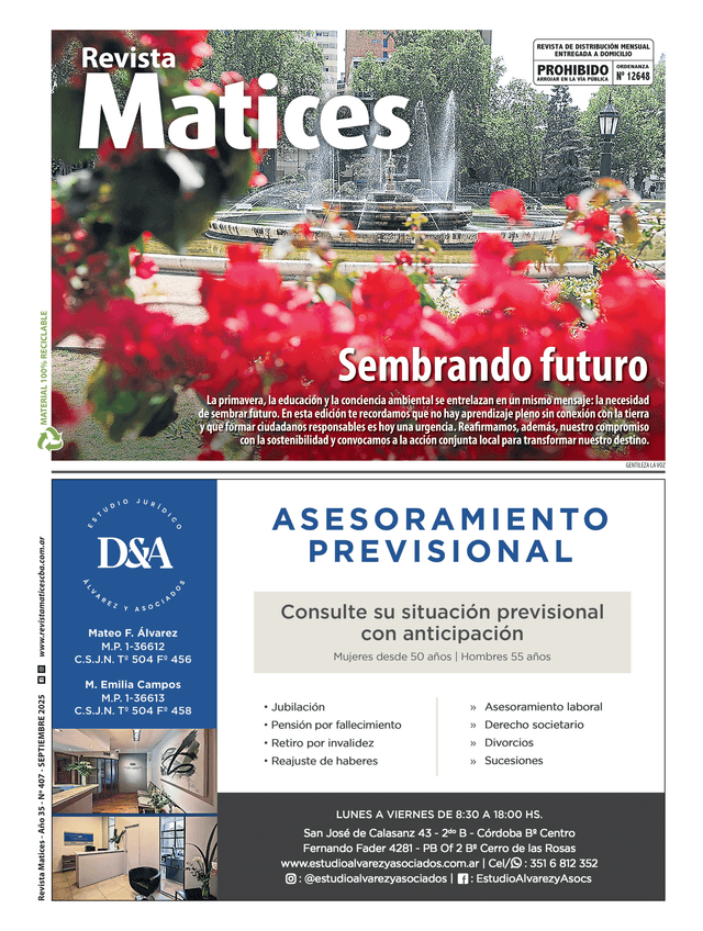 Revista Matices - Septiembre 2025